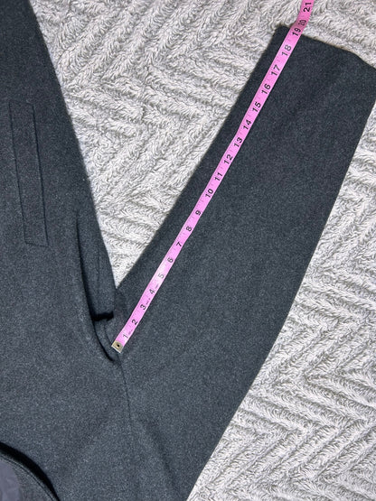 Old Navy Men's XXL Dark Gray Wool Look Overcoat Button Front Coat Jacket