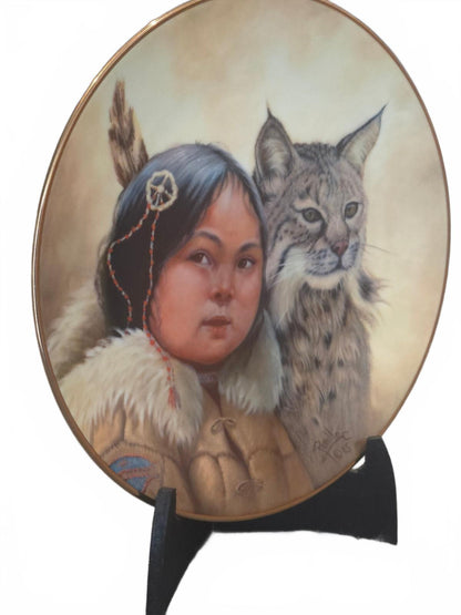 Ardalt Porcelain Collector Plate Winter Scouts by Perillo Signature 1985