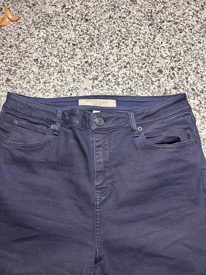 Burberry Brit Women's Dark Blue Skinny Jeans Stretch Denim Size 32