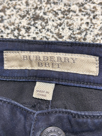 Burberry Brit Women's Dark Blue Skinny Jeans Stretch Denim Size 32