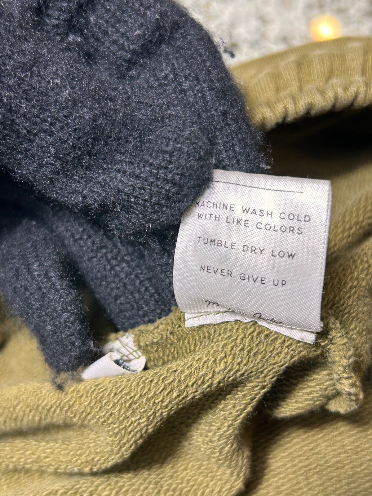 Pact Mens XL Organic Cotton Sweatpants Olive Green Drawstring Lounge Pants -Flaw