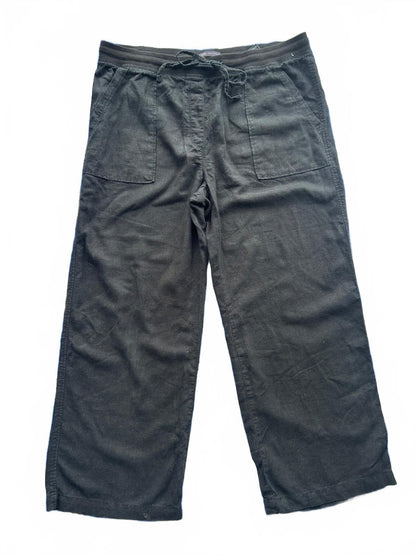 M&S Collection Black Wide Leg Drawstring Pants