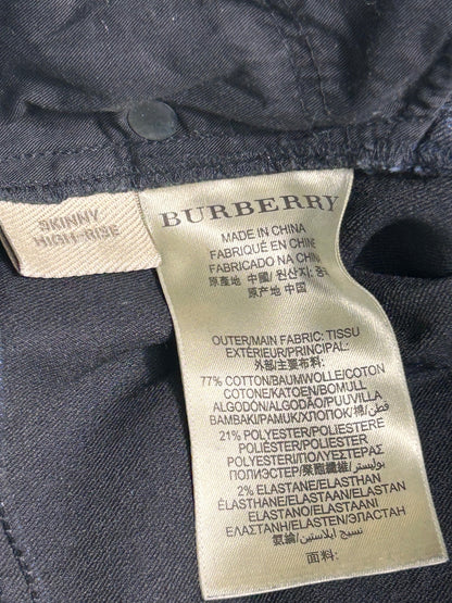 Burberry Brit Women's Dark Blue Skinny Jeans Stretch Denim Size 32