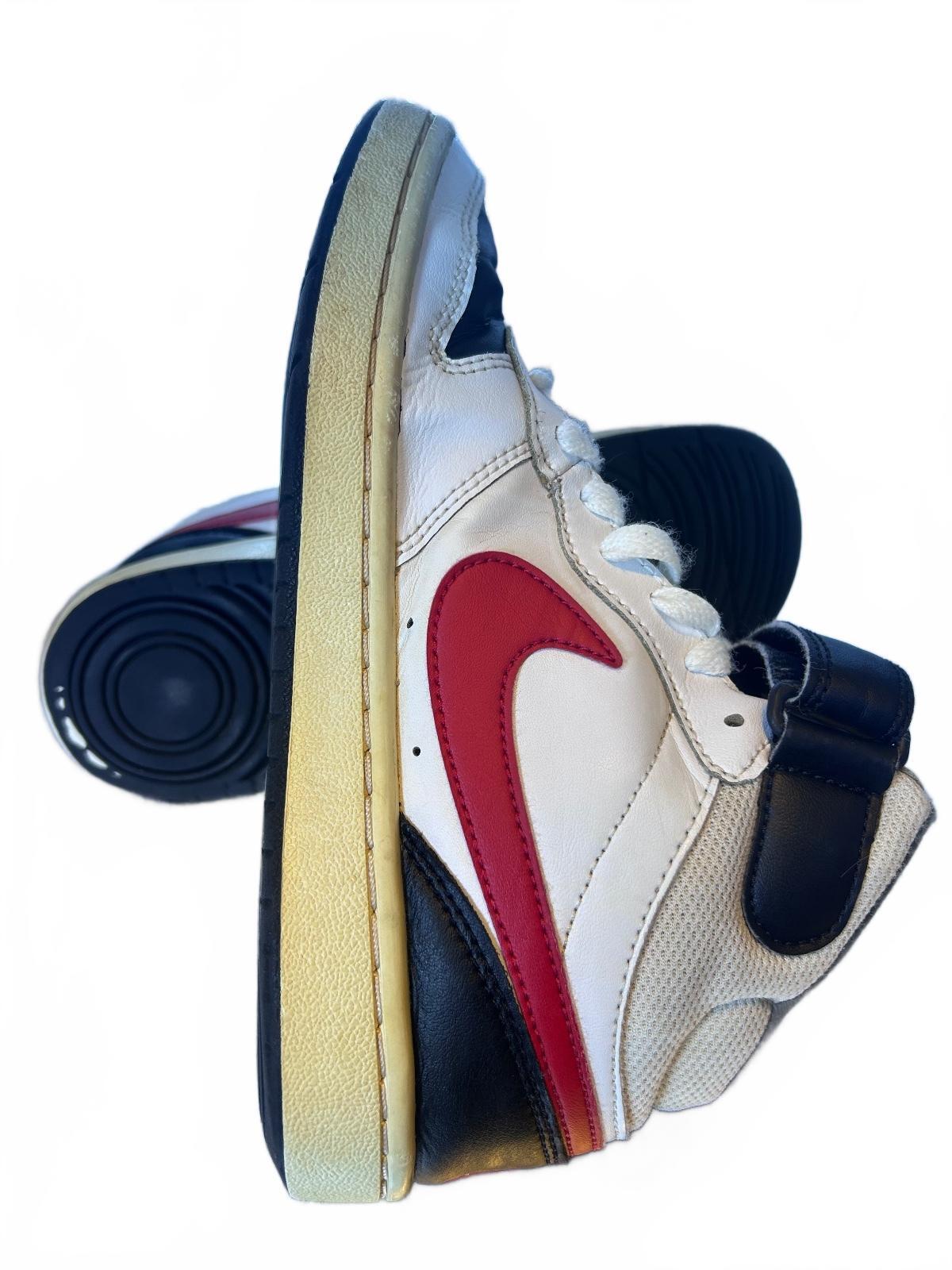 Nike Court Borough Mid 2 GS White University Red Sneakers CD7782-110 Size 4Y