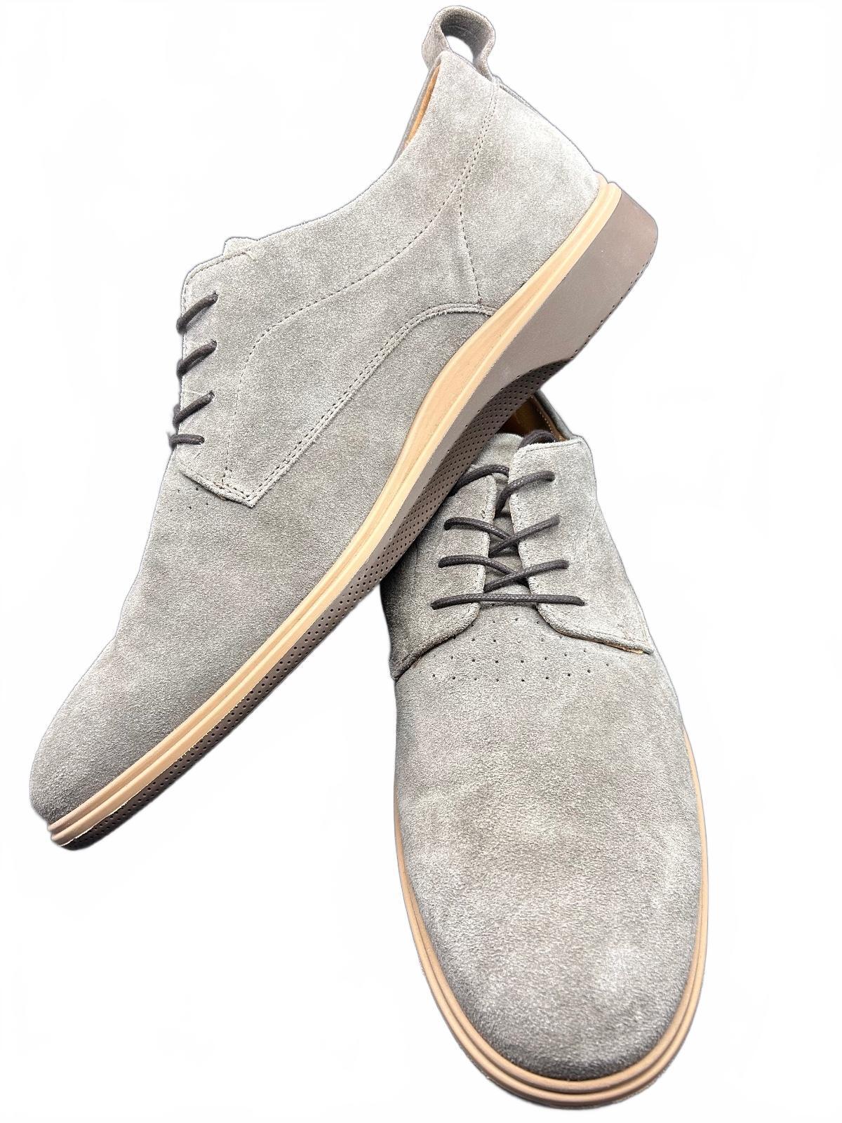 Amberjack Men's Size 13 Grey Suede Derby Oxfords Shoes The Original