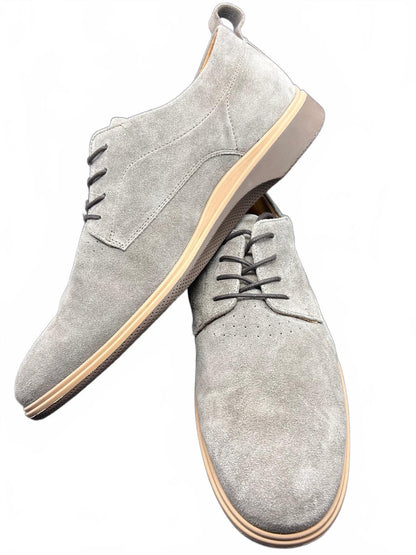 Amberjack Men's Size 13 Grey Suede Derby Oxfords Shoes The Original
