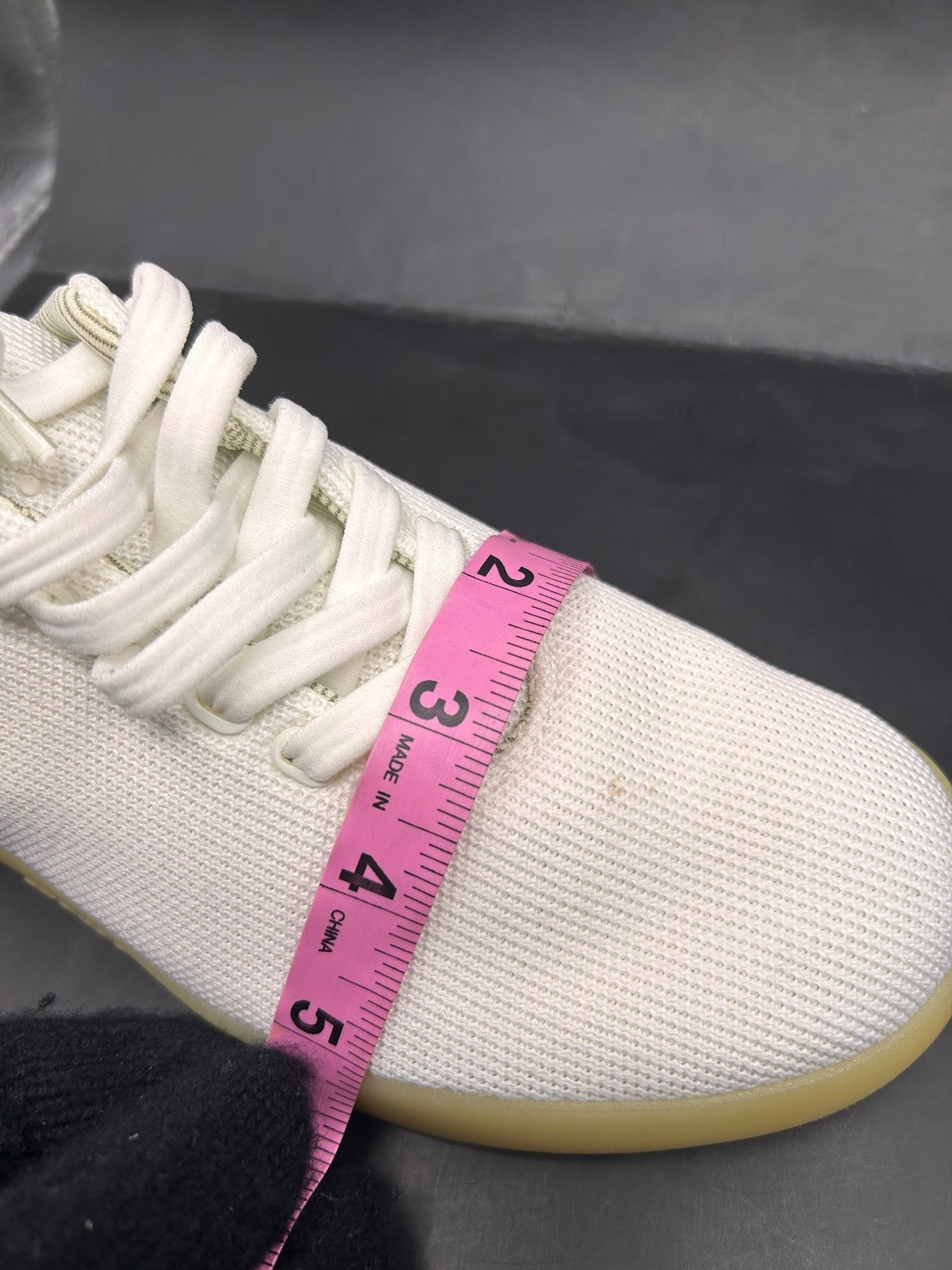 Atoms Model 001 White Yellow Knit Sneakers Size US Women's 5.5 Men's 4 Unisex