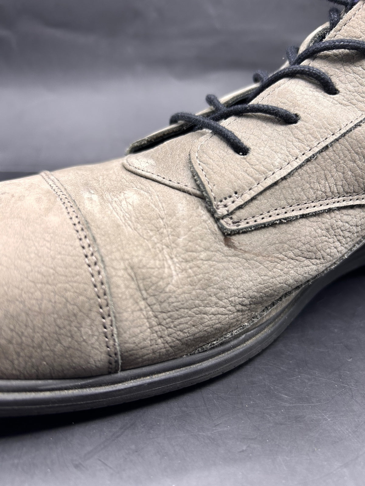 Amberjack The Original Men's 14 Leather Oxford Derby Shoes Lace Up Dress Comfort