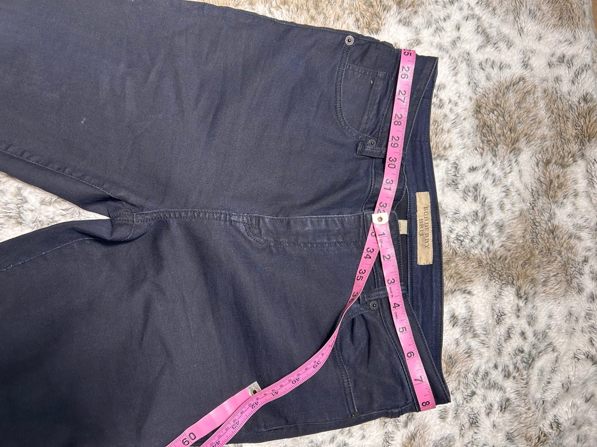 Burberry Brit Women's Dark Blue Skinny Jeans Stretch Denim Size 32
