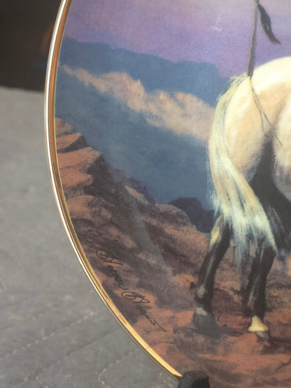 Vintage Franklin Mint Spirit of the Skies Neoma Adams Native Collector Plate