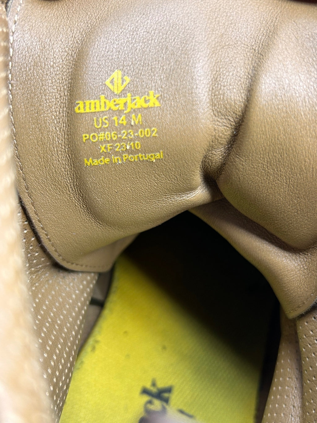 Amberjack The Original Men's 14 Leather Oxford Derby Hybrid Comfort Dress Shoes
