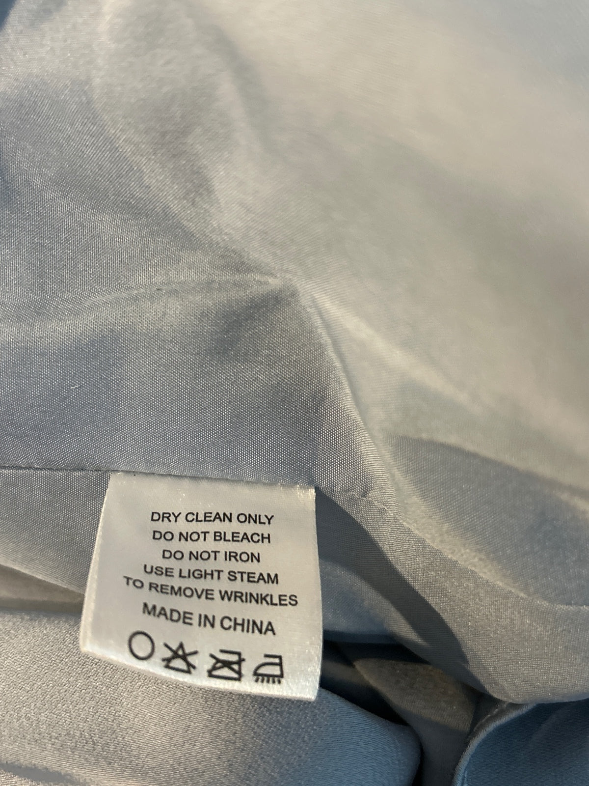 NWT! Azazie Dusty Blue One-Shoulder Dress Size 12 A-Line Floor Length 64”
