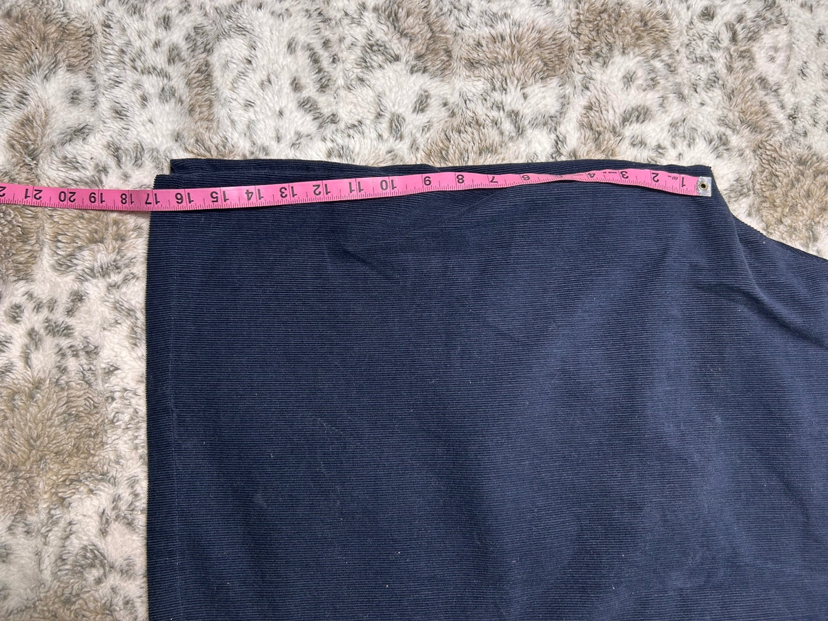 People Tree Organic Cotton Navy Blue Culottes Size 12 Wide Leg Sustainable Pants