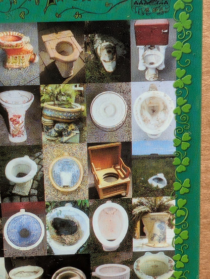 Bogs of Ireland Toilet Seat Novelty Souvenir Fridge Magnet Irish Gag Gift 3”