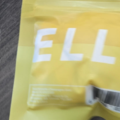 Fancii ELLE Satin Scrunchie Hair Tie Bow Champagne Gold NWT Sealed