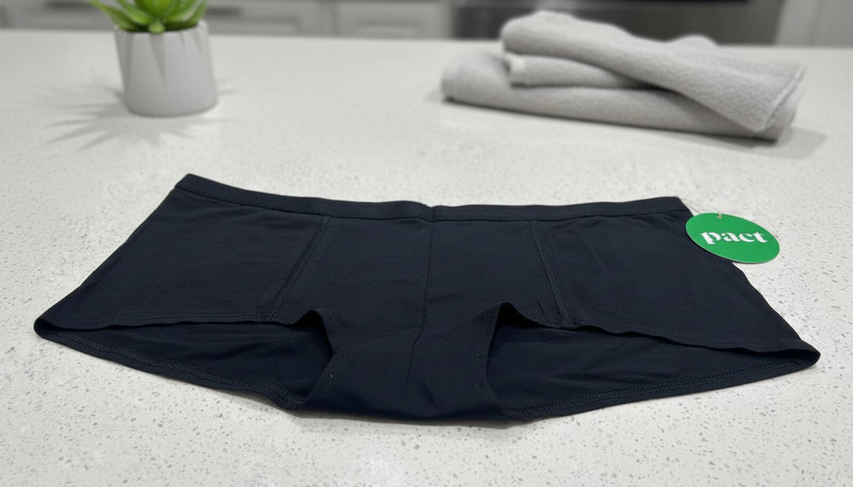 New! Pact Black XL Organic Women’s Underwear