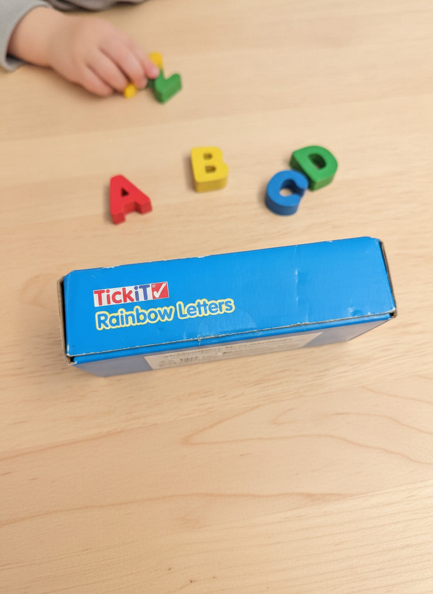TickiT Rainbow Letters - Educational Colorful Alphabet Set for Kids