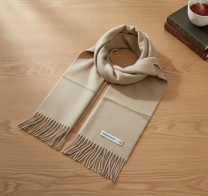 NWT BURBERRY Heritage Cashmere Scarf - Classic Camel Check