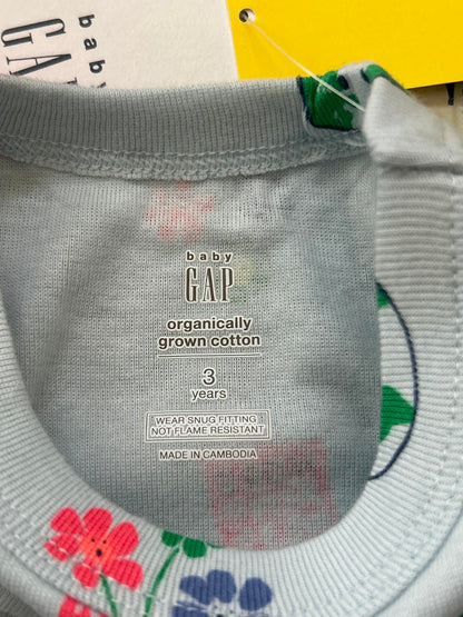 🌱ORGANIC🌱 Baby Gap | Earth Graphic PJ Set  Sz 3yrs