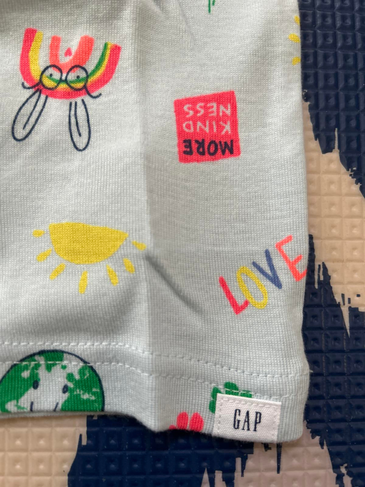 🌱ORGANIC🌱 Baby Gap | Earth Graphic PJ Set  Sz 3yrs