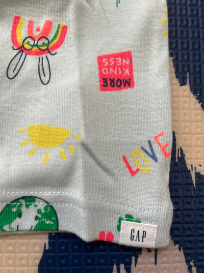 🌱ORGANIC🌱 Baby Gap | Earth Graphic PJ Set  Sz 3yrs