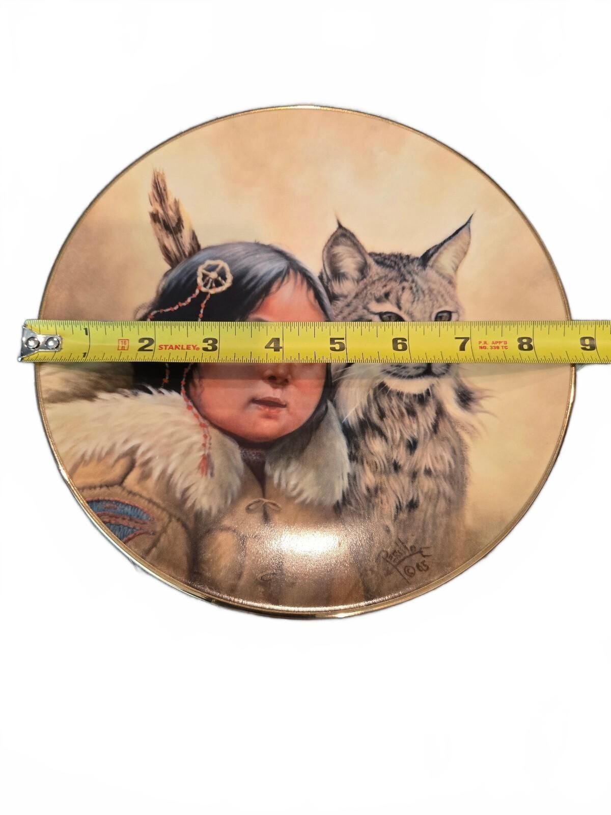 Ardalt Porcelain Collector Plate Winter Scouts by Perillo Signature 1985