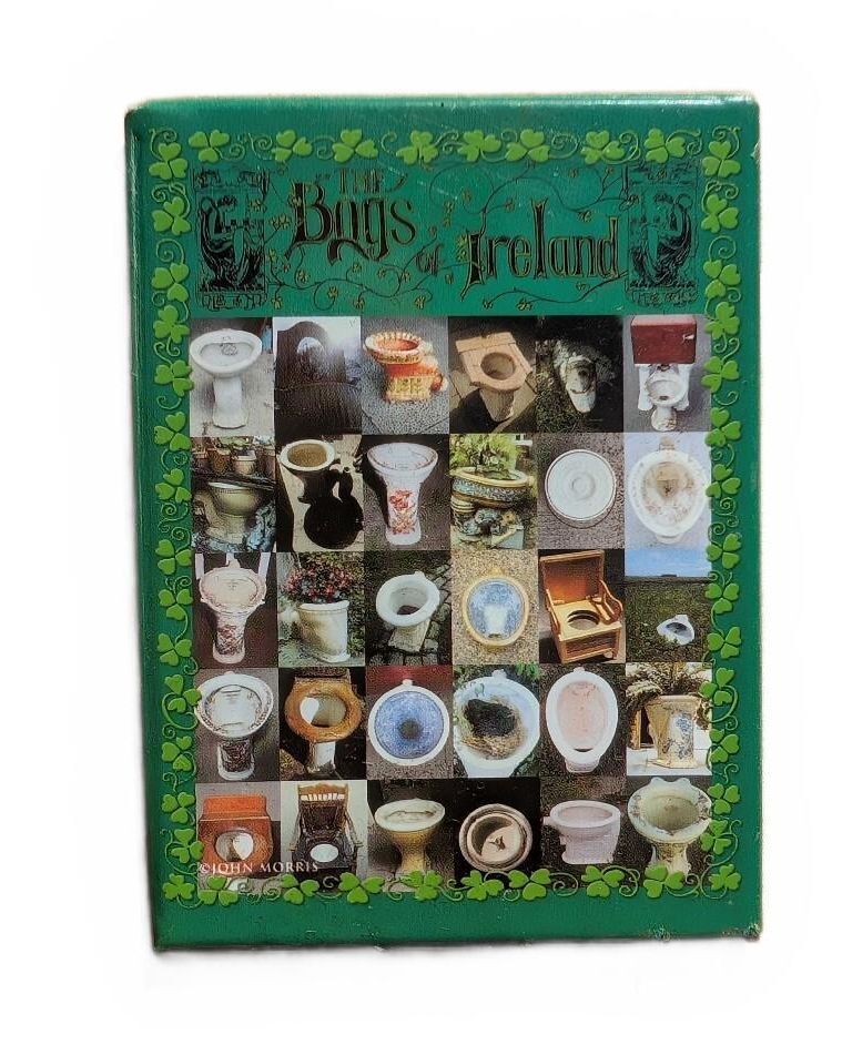Bogs of Ireland Toilet Seat Novelty Souvenir Fridge Magnet Irish Gag Gift 3”