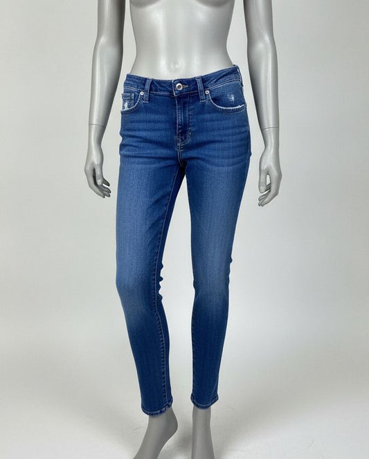 Lucky Brand Lolita Low Rise Skinny Jeans Medium Wash Denim Womens Size 4 / 27