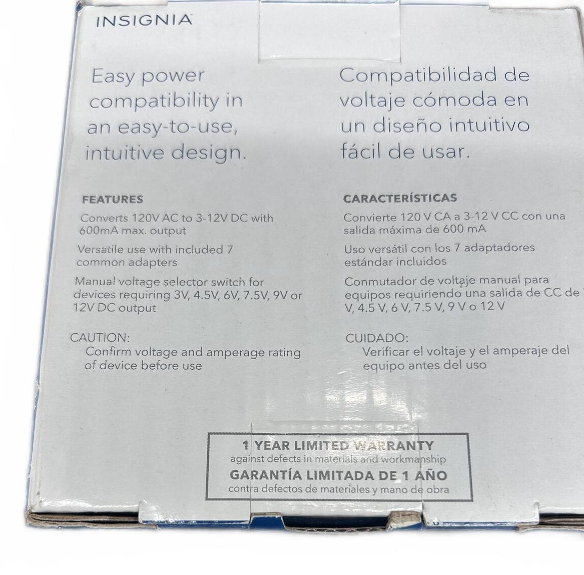 Insignia AC Adapter Multiple Output Modes Power Supply with