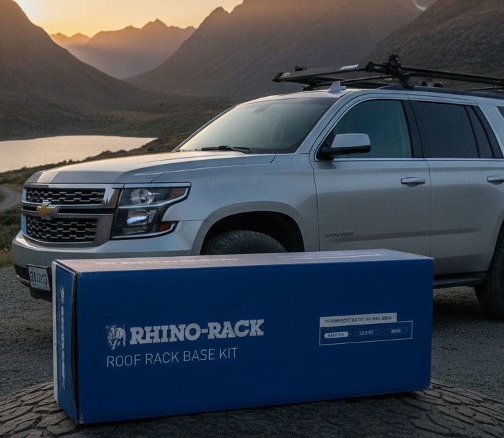 Rhino-Rack Roof Rack Base Kit for Chevrolet Tahoe 2016+ (4 Pieces)